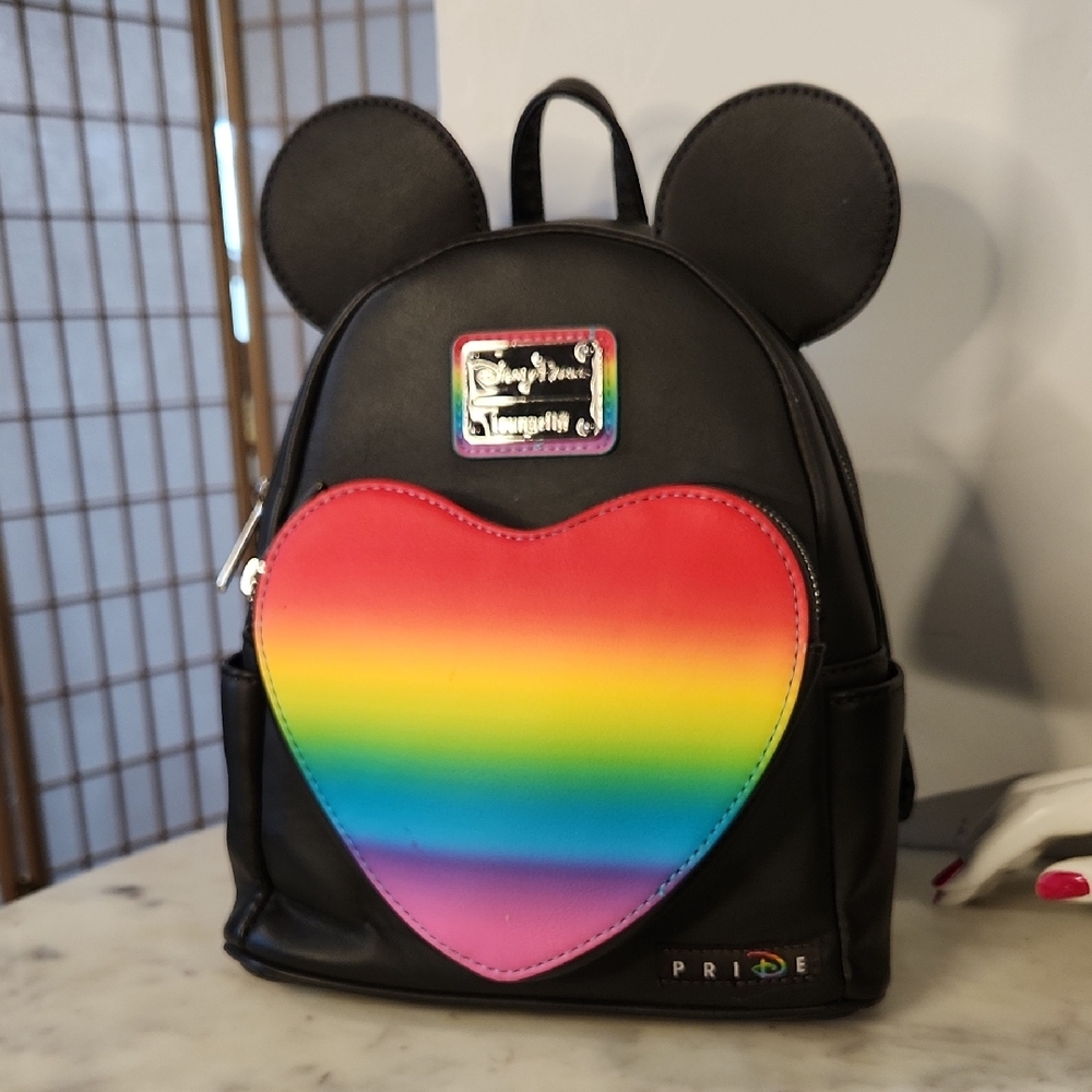 🌈Disney Loungefly Pride Collection Mickey Mouse Mini Back Pack